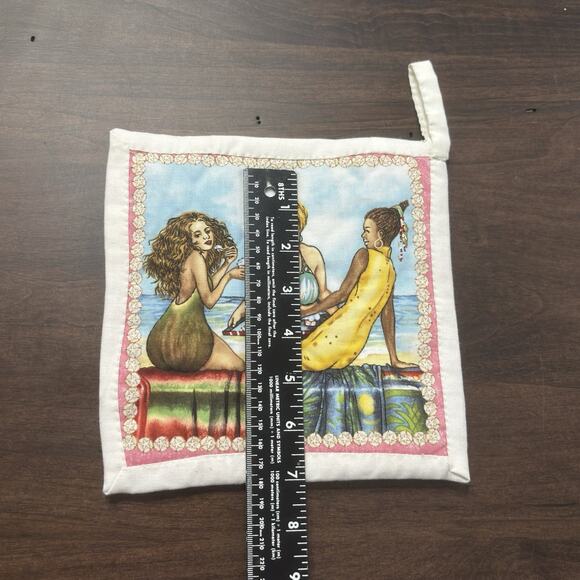 Fruit Ladies Mary Stewart Cheeky Fruit Bums Handmade Pot Holders Hanging Kitchen - Picture 12 of 13